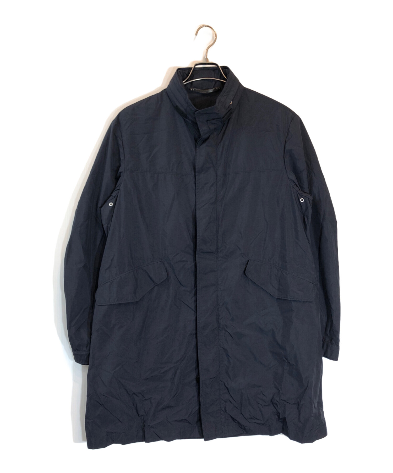中古・古着通販】MONCLER (モンクレール) ナイロンコート ネイビー