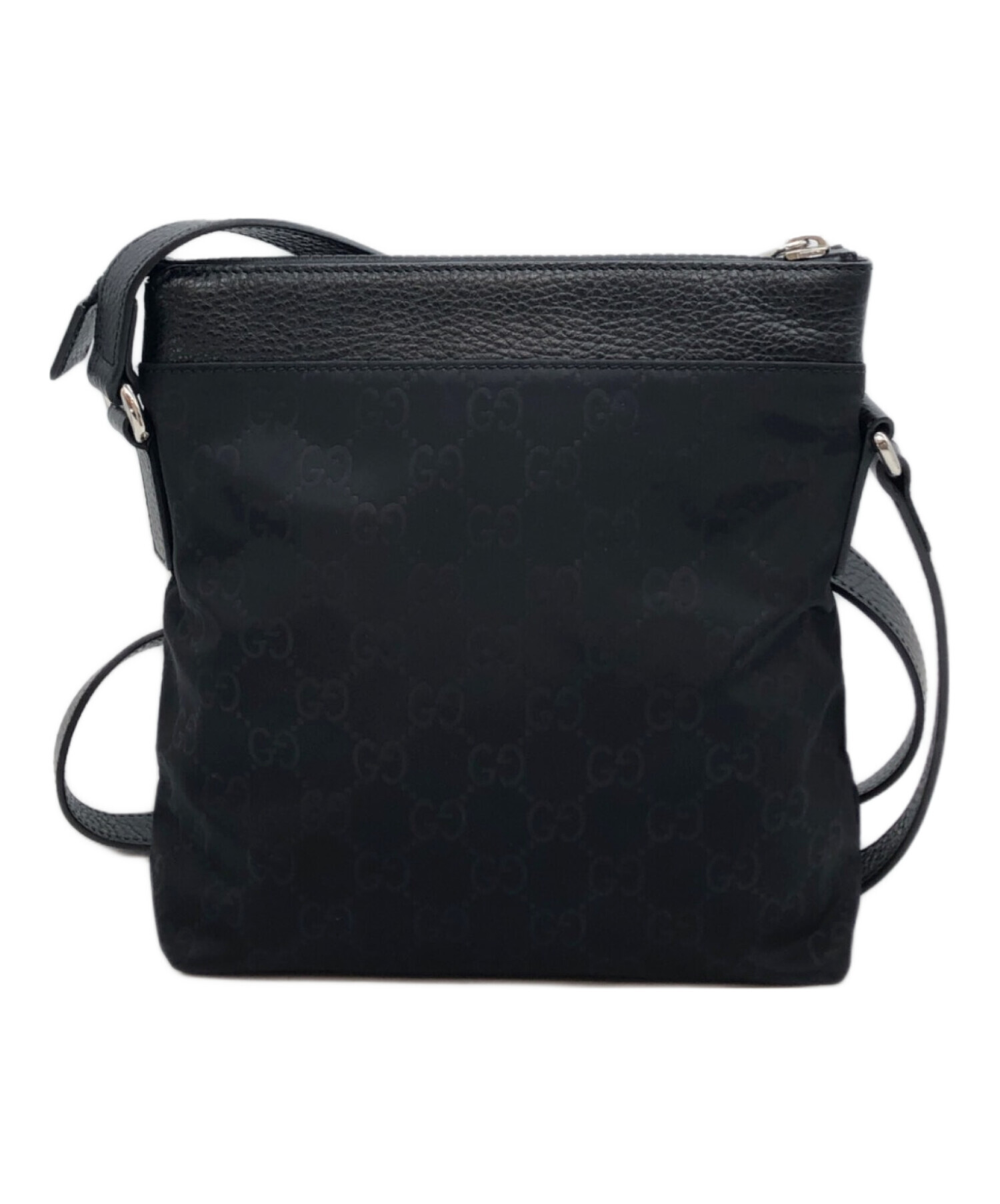 中古・古着通販】GUCCI (グッチ) GGロゴナイロンショルダーバッグ