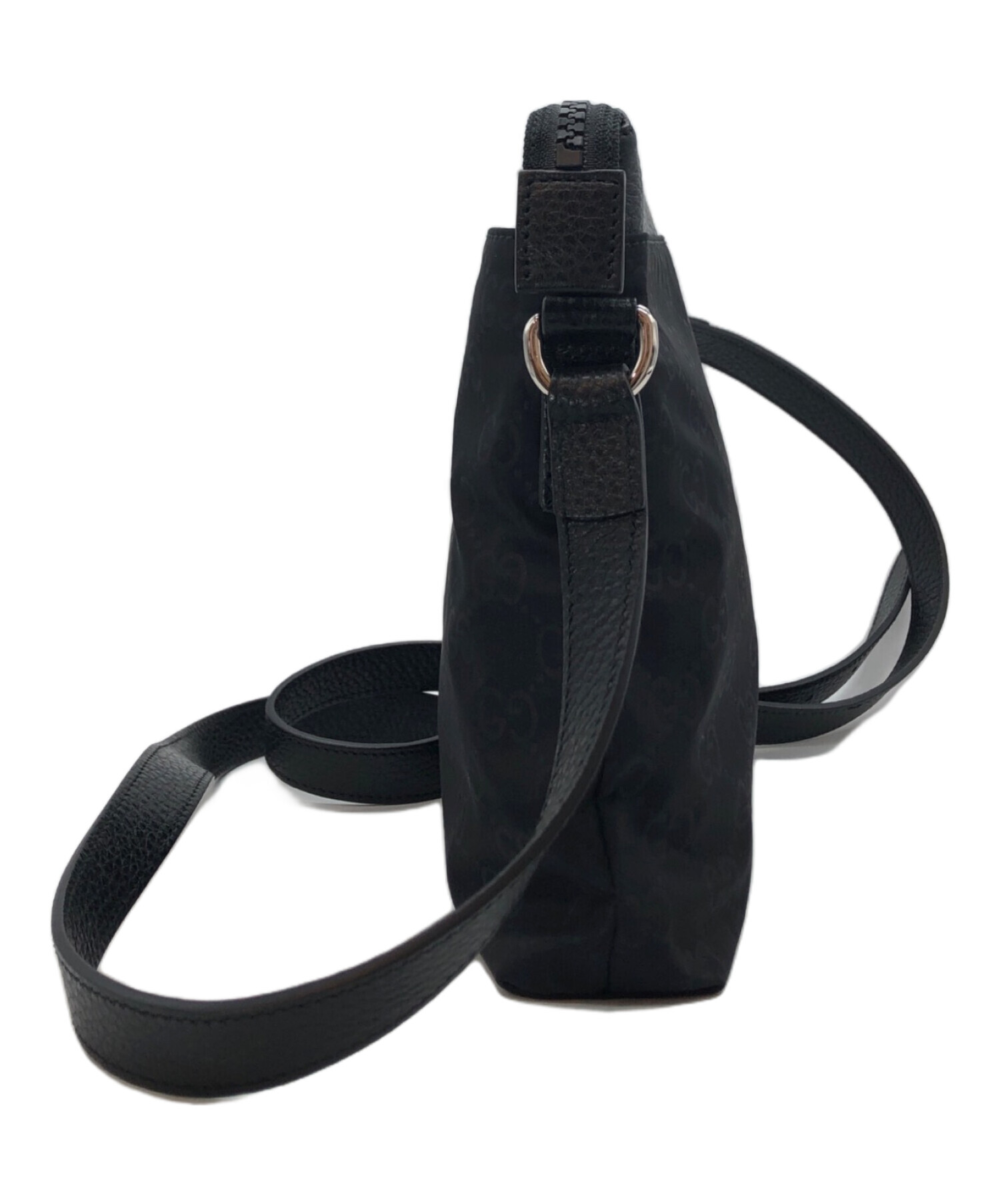 中古・古着通販】GUCCI (グッチ) GGロゴナイロンショルダーバッグ