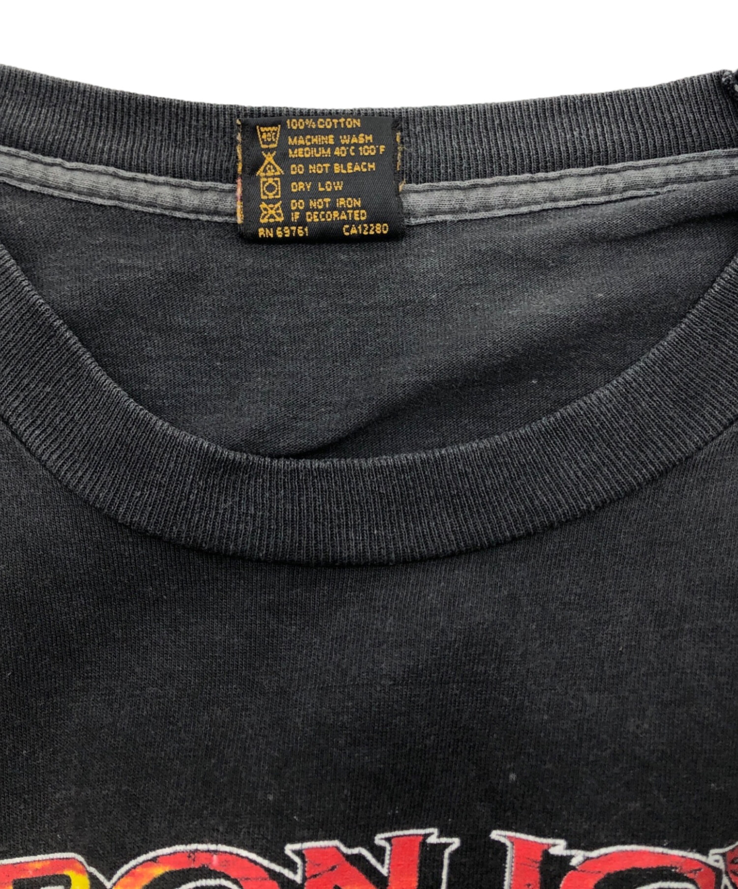 中古・古着通販】BROCKUM (ブロッカム) プリントTシャツ グレー サイズ