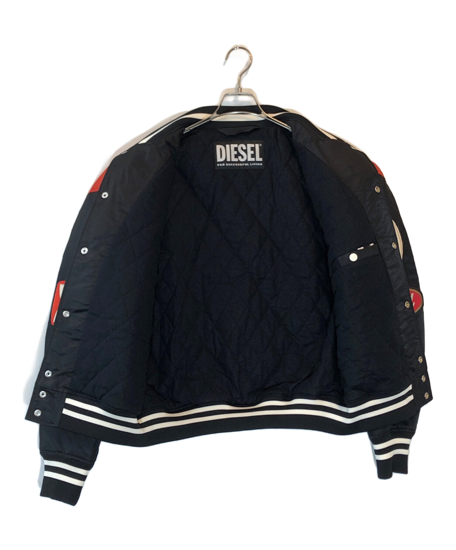 中古・古着通販】DIESEL (ディーゼル) J-BULC-PATCH JACKET ブラック