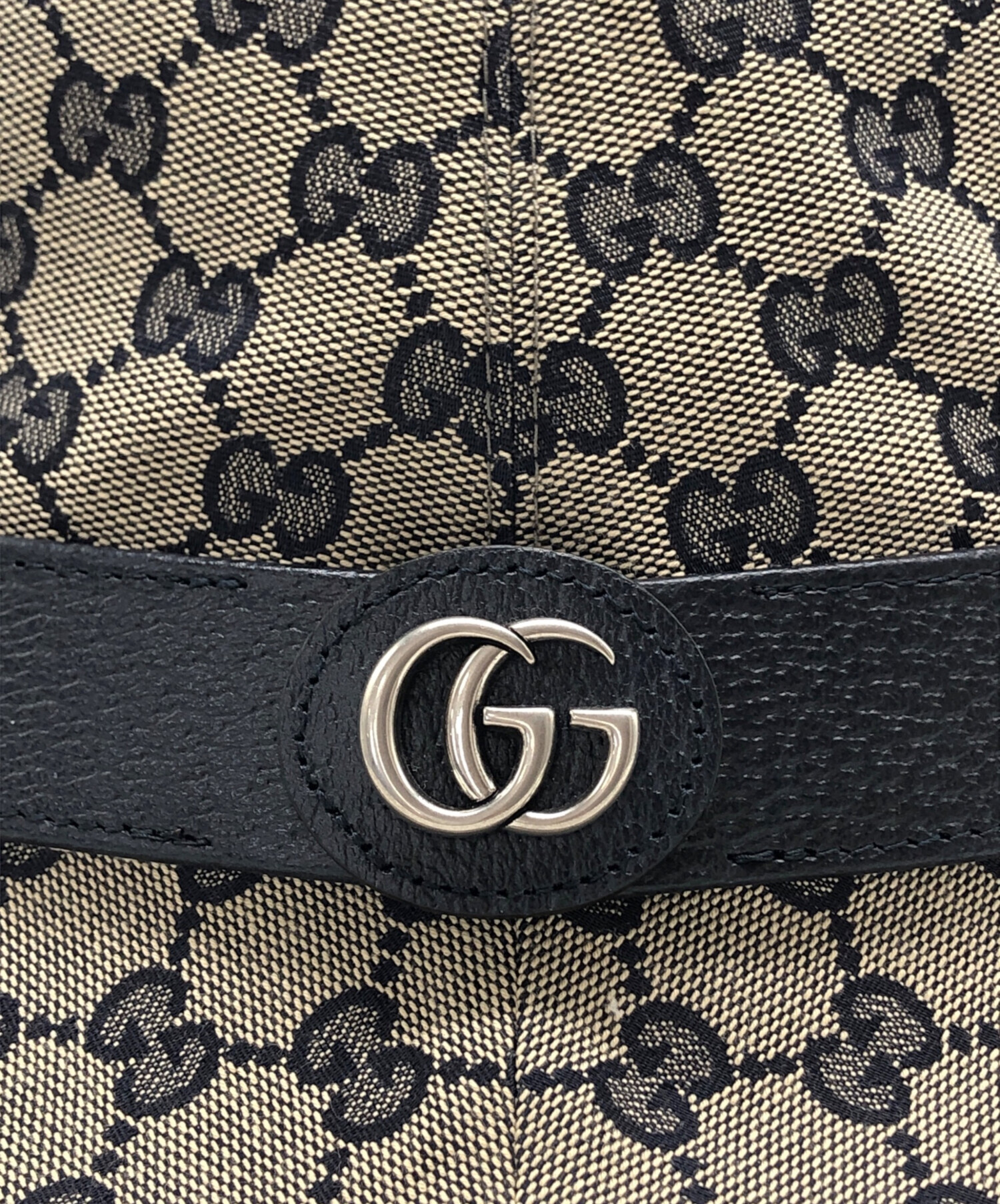 中古・古着通販】GUCCI (グッチ) バケットハット ネイビー サイズ:L