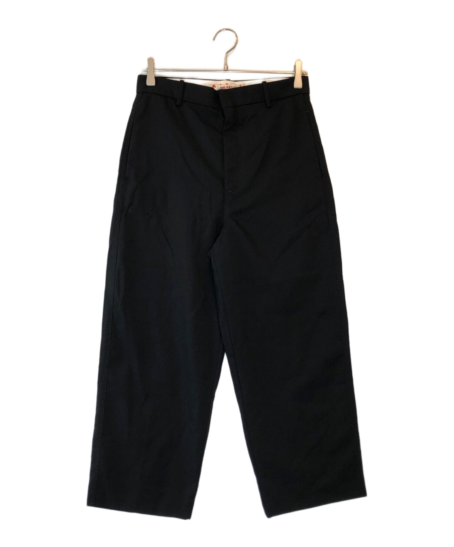 中古・古着通販】MARNI (マルニ) ウールスラックス ブラック サイズ:38