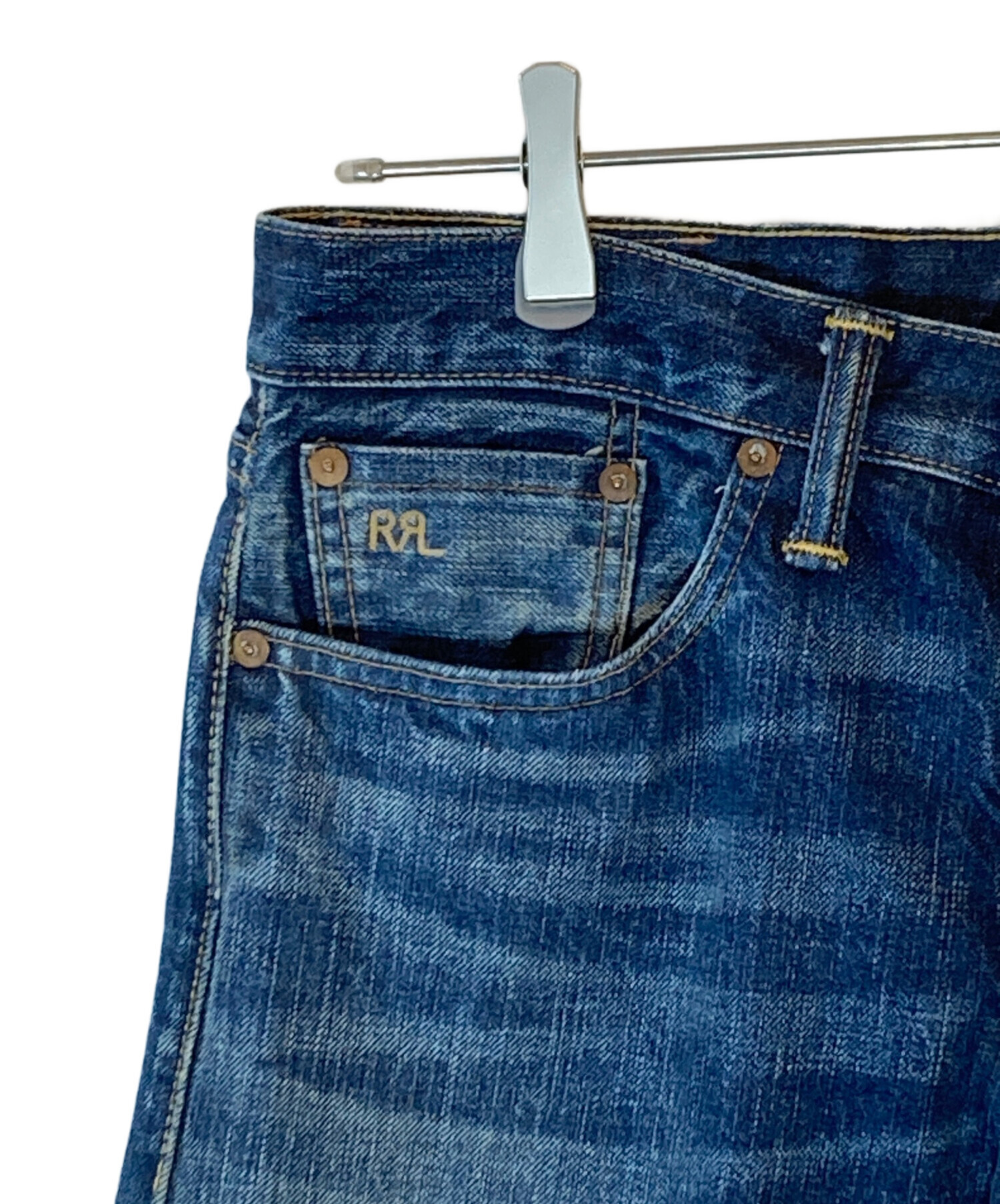 中古・古着通販】RRL (ダブルアールエル) デニムパンツ インディゴ
