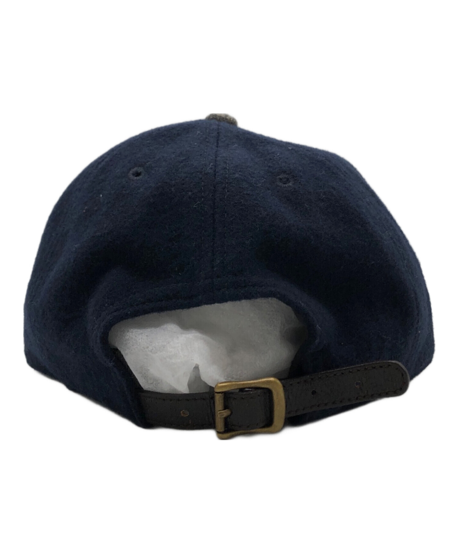 RRL キャップ ダブルアールエル ポリエステル ネイビー つば裏グリーン FK 中古・古着通販】RRL (ダブルアールエル) ロゴパッチフェルトボール