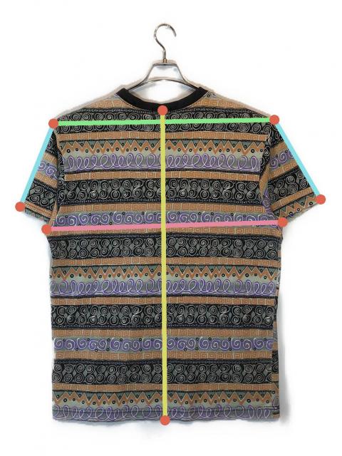 中古・古着通販】stussy (ステューシー) TOMTOM柄カットソー ブラック