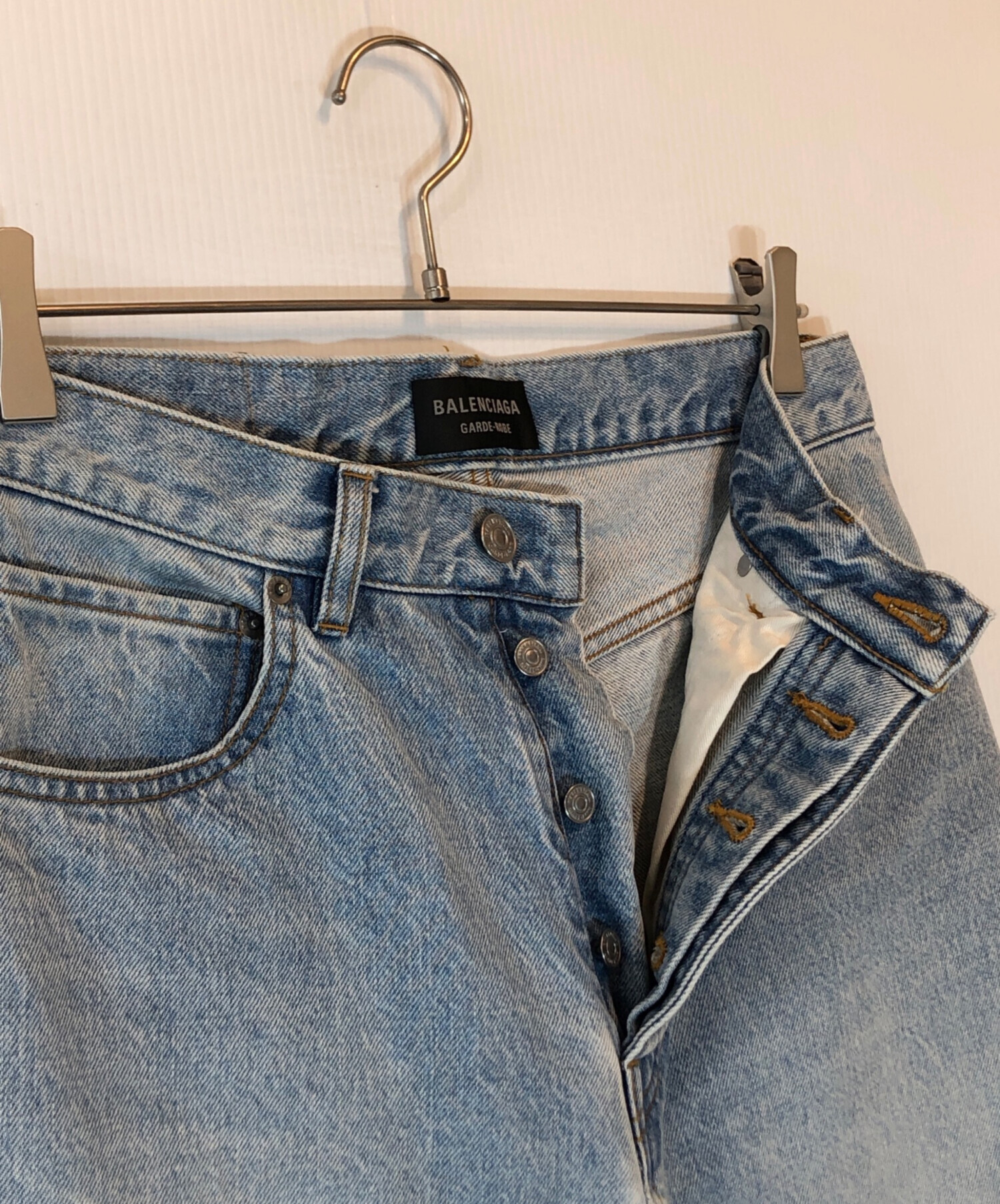 中古・古着通販】BALENCIAGA (バレンシアガ) baggy denim ブルー