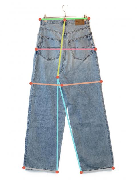 中古・古着通販】BALENCIAGA (バレンシアガ) baggy denim ブルー