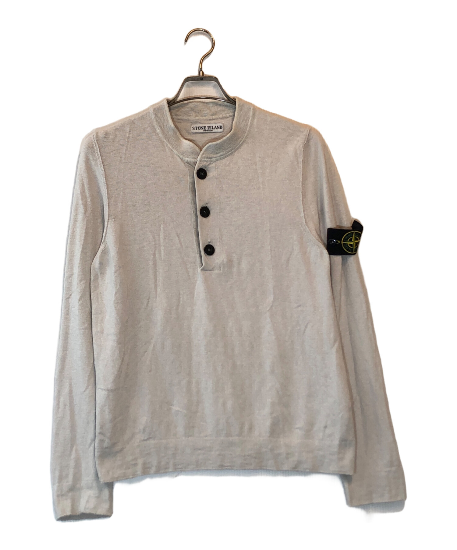 中古・古着通販】STONE ISLAND (ストーンアイランド) ヘンリーネック