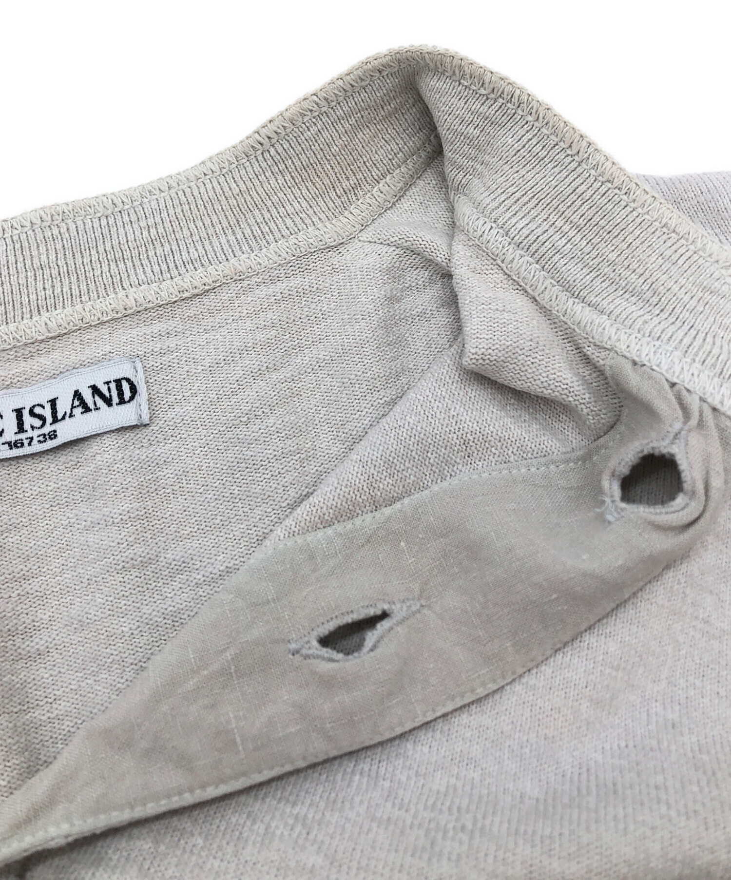 中古・古着通販】STONE ISLAND (ストーンアイランド) ヘンリーネック