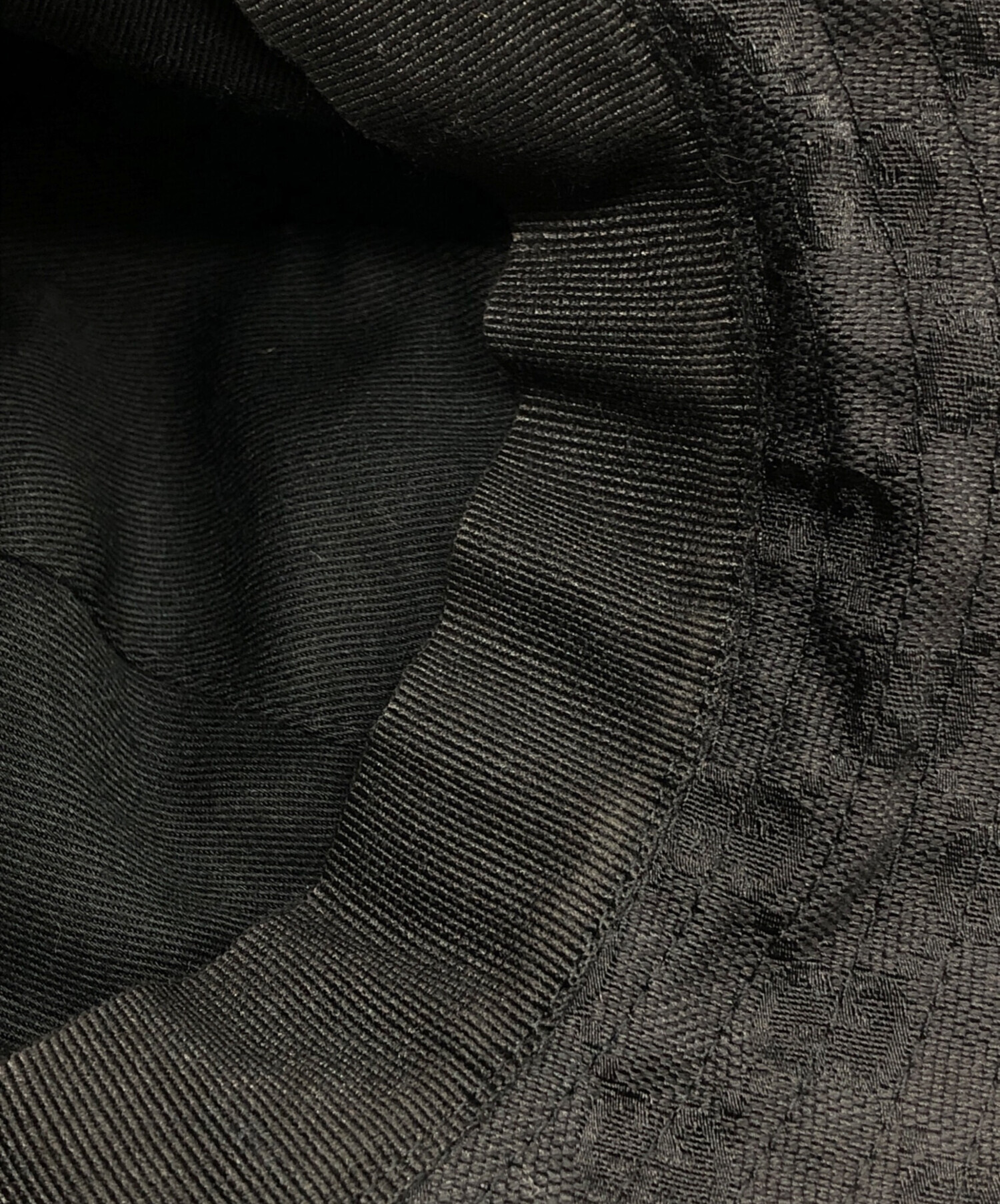 中古・古着通販】GUCCI (グッチ) GG柄バケットハット ブラック サイズ