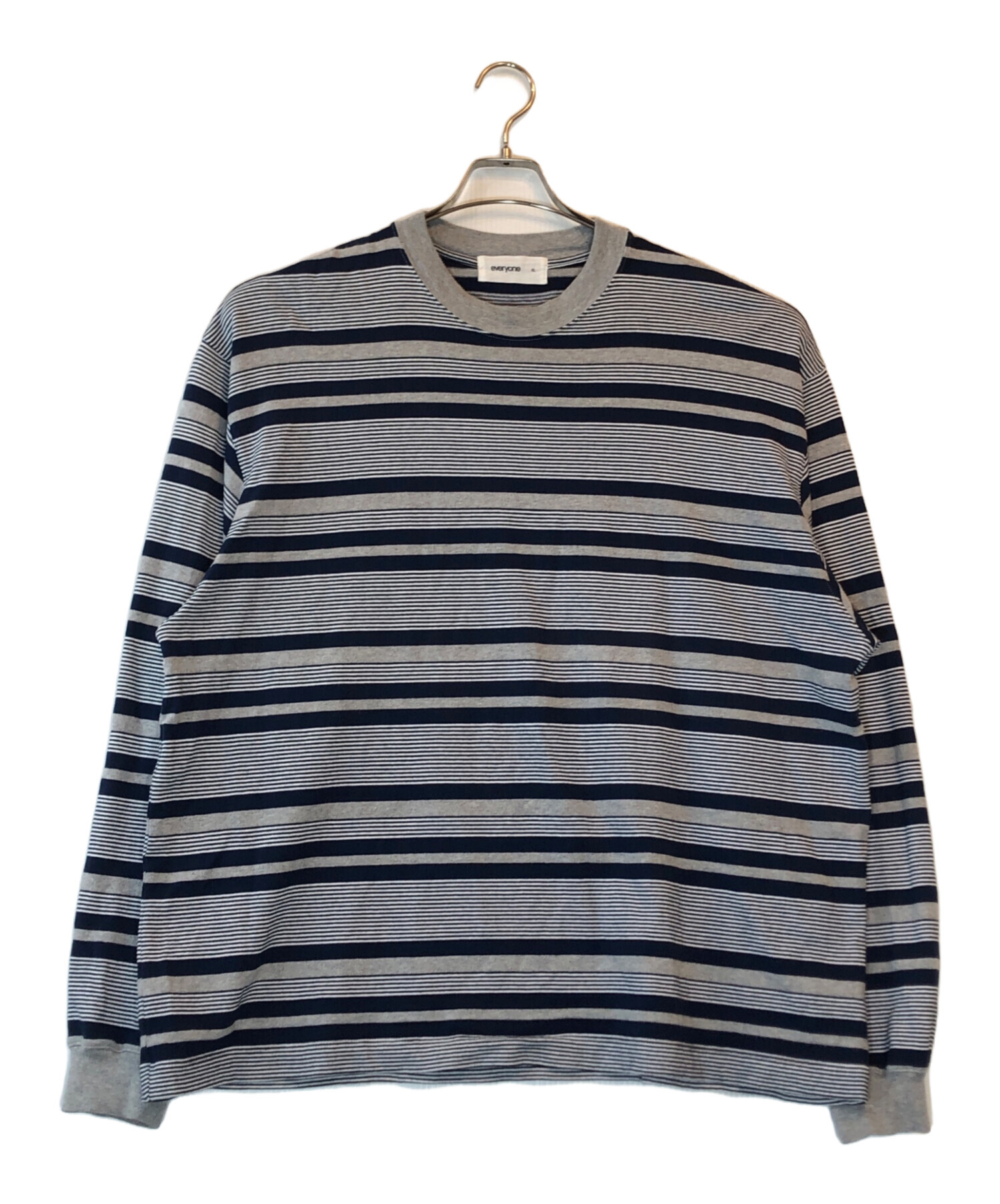中古・古着通販】everyone (エブリワン) border long sleeve tee shirt