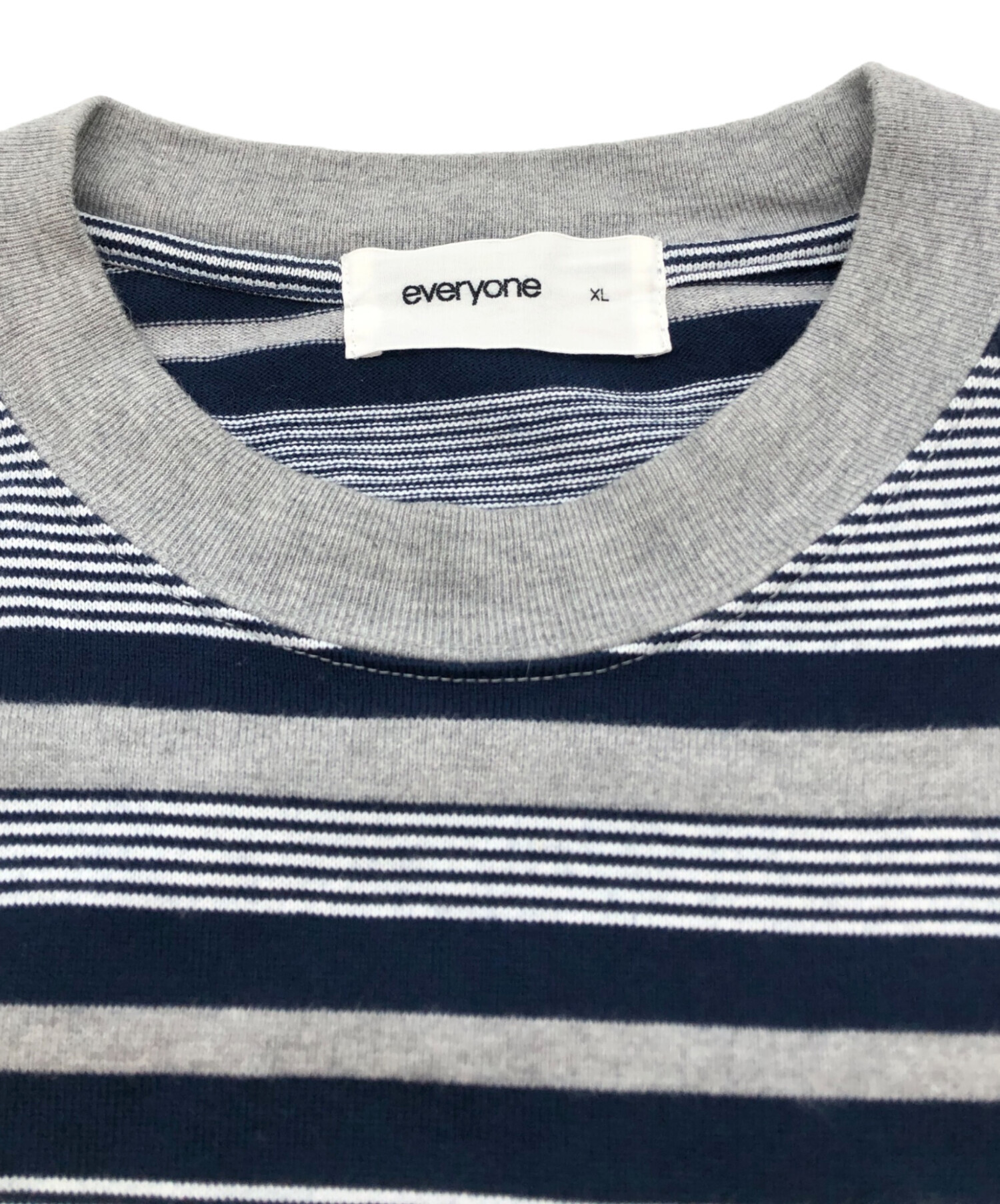 中古・古着通販】everyone (エブリワン) border long sleeve tee shirt