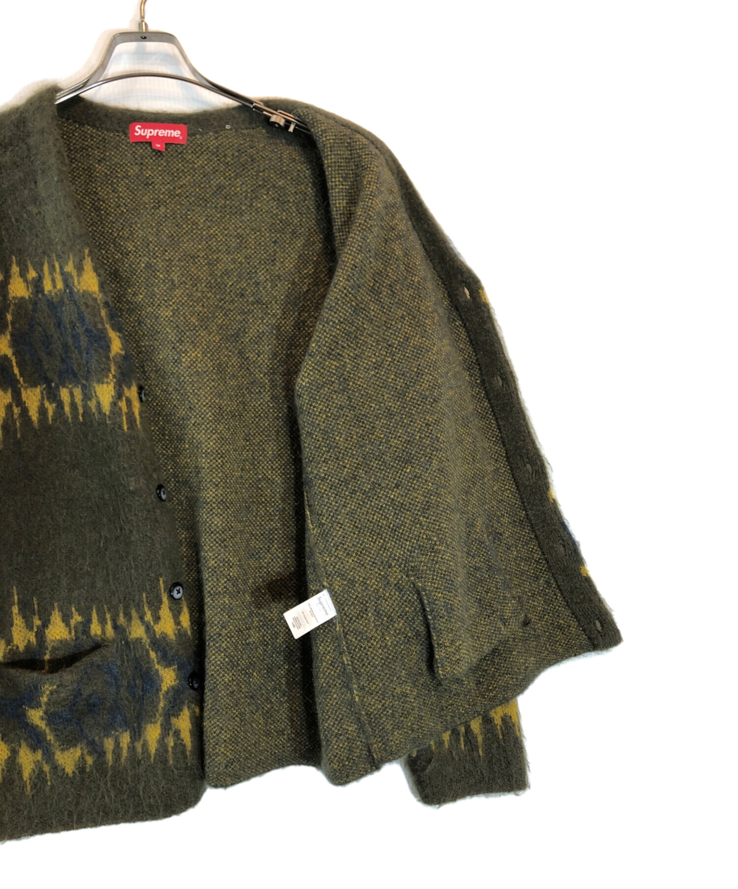 中古・古着通販】Supreme (シュプリーム) ABSTRACT STRIPE CARDIGAN