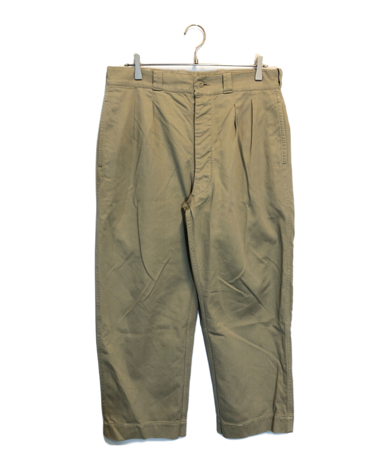 中古・古着通販】French Army (フランス軍) M-52 2タックチノパンツ 中古・古着通販】French Army (フランス軍) M-52 2タックチノパンツ