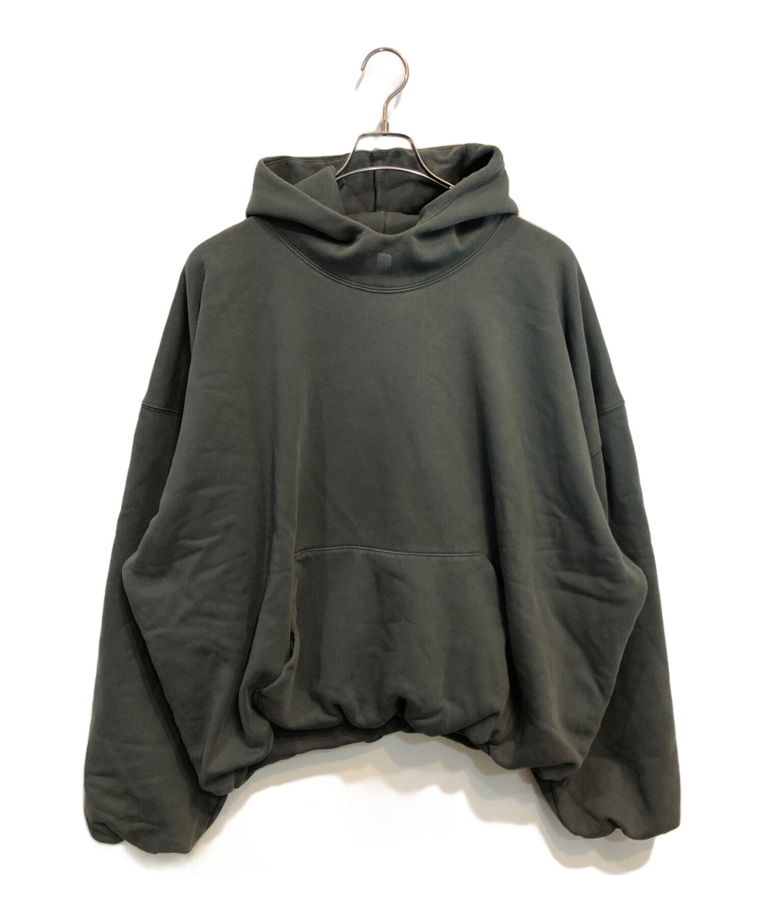 中古・古着通販】YEEZY GAP (イージーギャップ) LOGO HOODY グレー