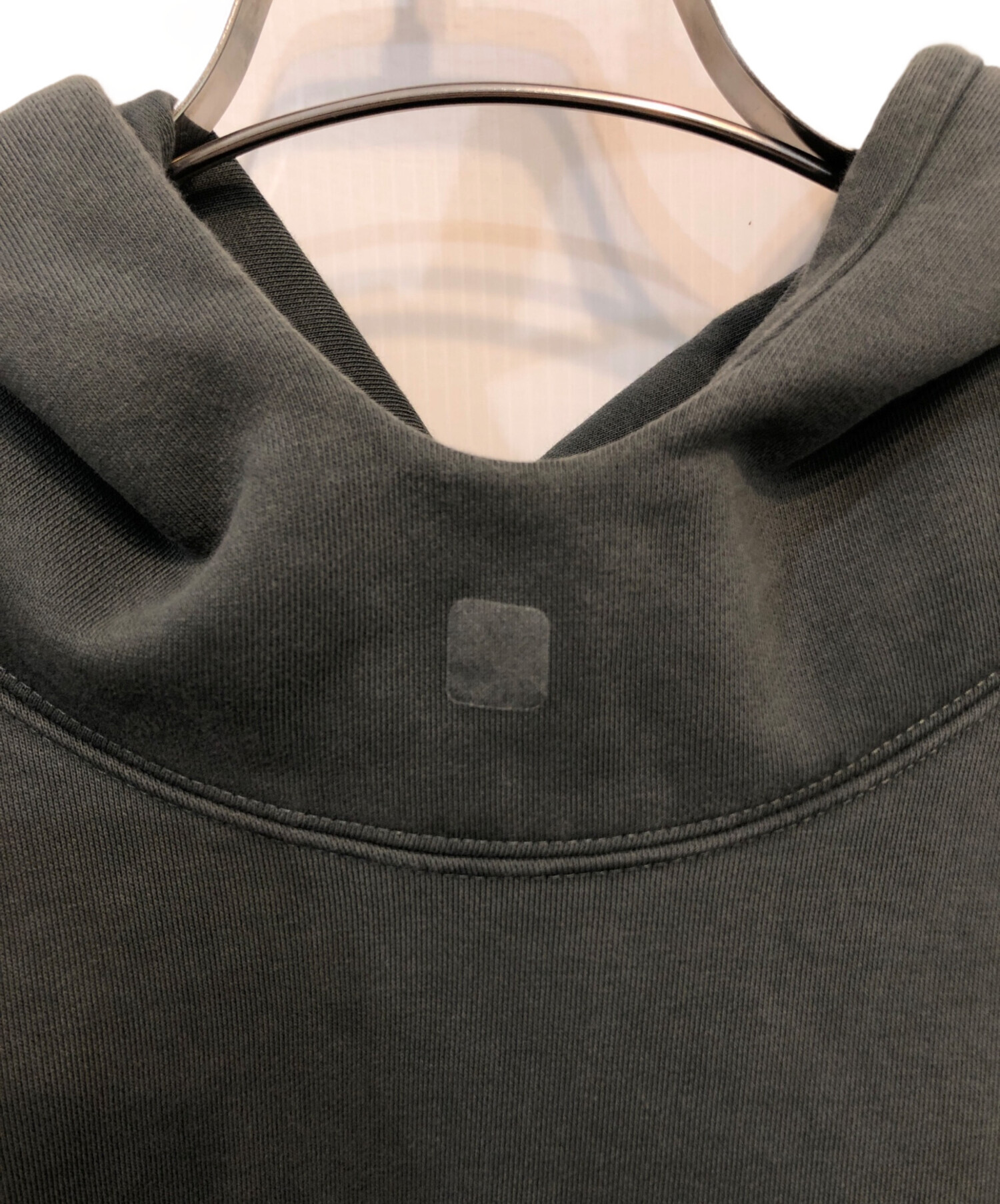 中古・古着通販】YEEZY GAP (イージーギャップ) LOGO HOODY グレー
