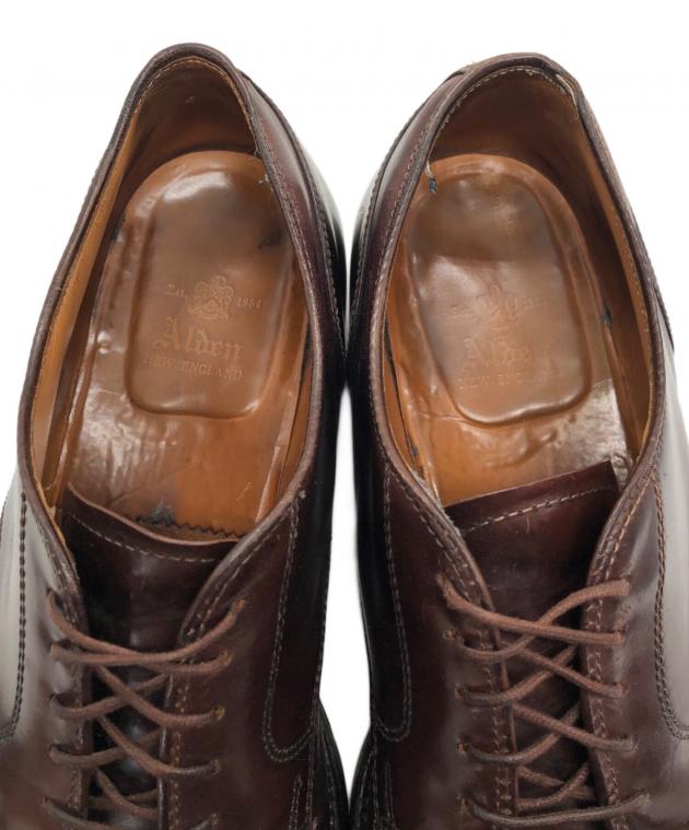 中古・古着通販】Alden (オールデン) Uチップレザーシューズ ブラウン