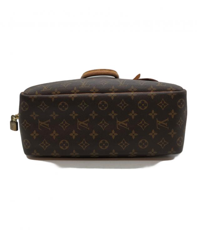 ルイ・ヴィトン ハンドバッグ 中型 ダークブラウン 中古・古着通販】LOUIS VUITTON (ルイ ヴィトン) ハンドバッグ