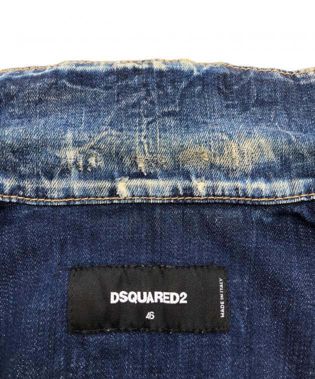 中古・古着通販】DSQUARED2 (ディースクエアード) paint denim jacket