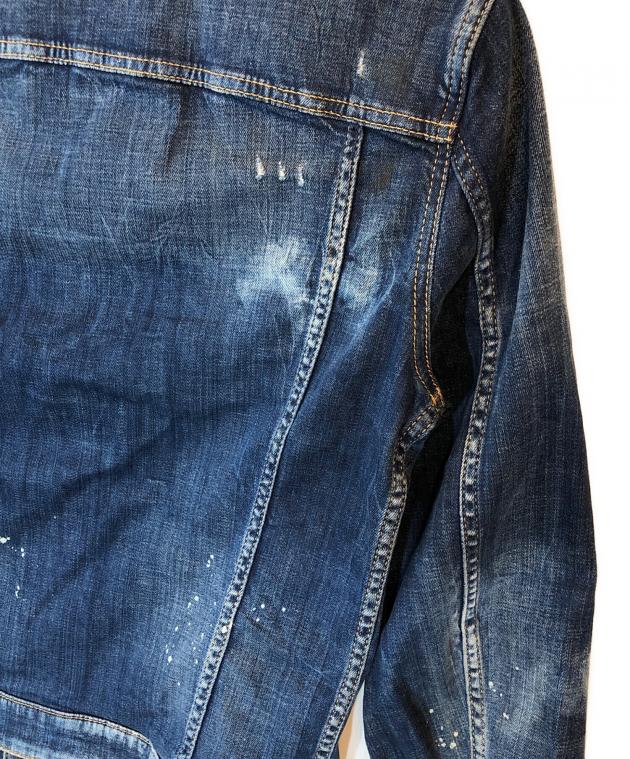 中古・古着通販】DSQUARED2 (ディースクエアード) paint denim jacket
