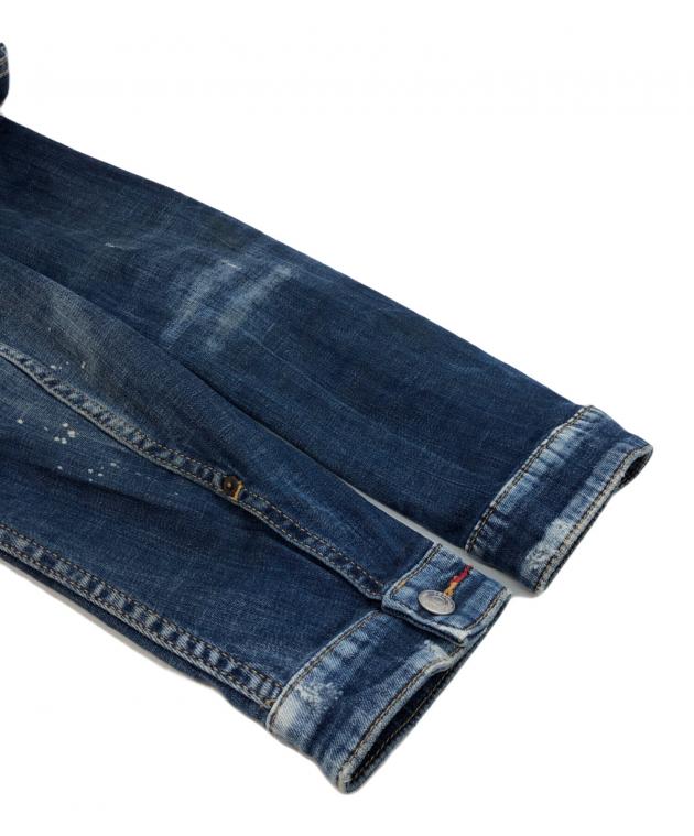 中古・古着通販】DSQUARED2 (ディースクエアード) paint denim jacket