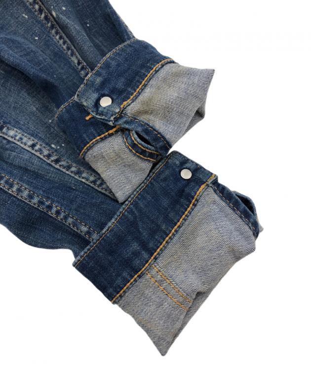 中古・古着通販】DSQUARED2 (ディースクエアード) paint denim jacket