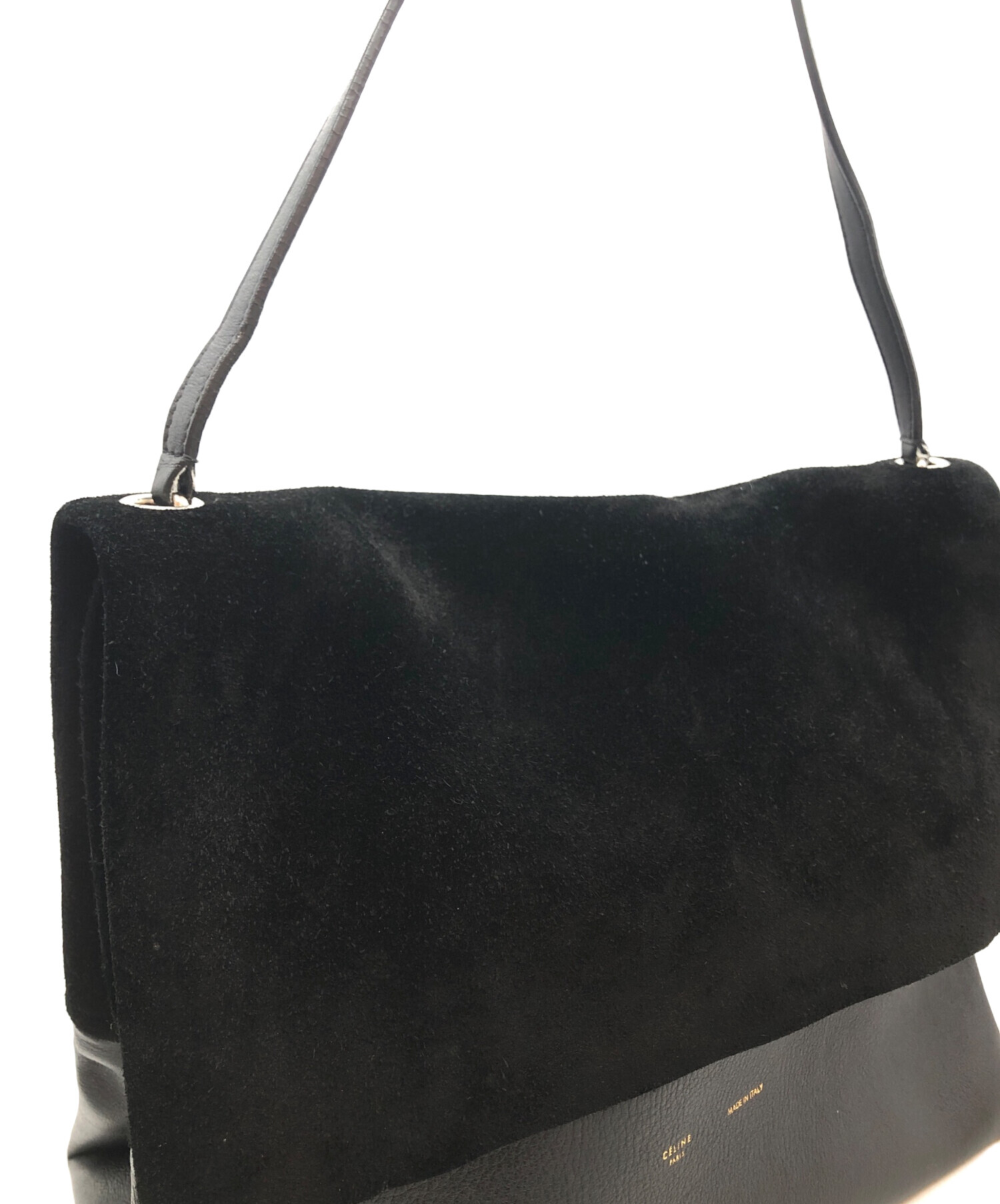 中古・古着通販】CELINE (セリーヌ) オールソフト スウェード切替ワン