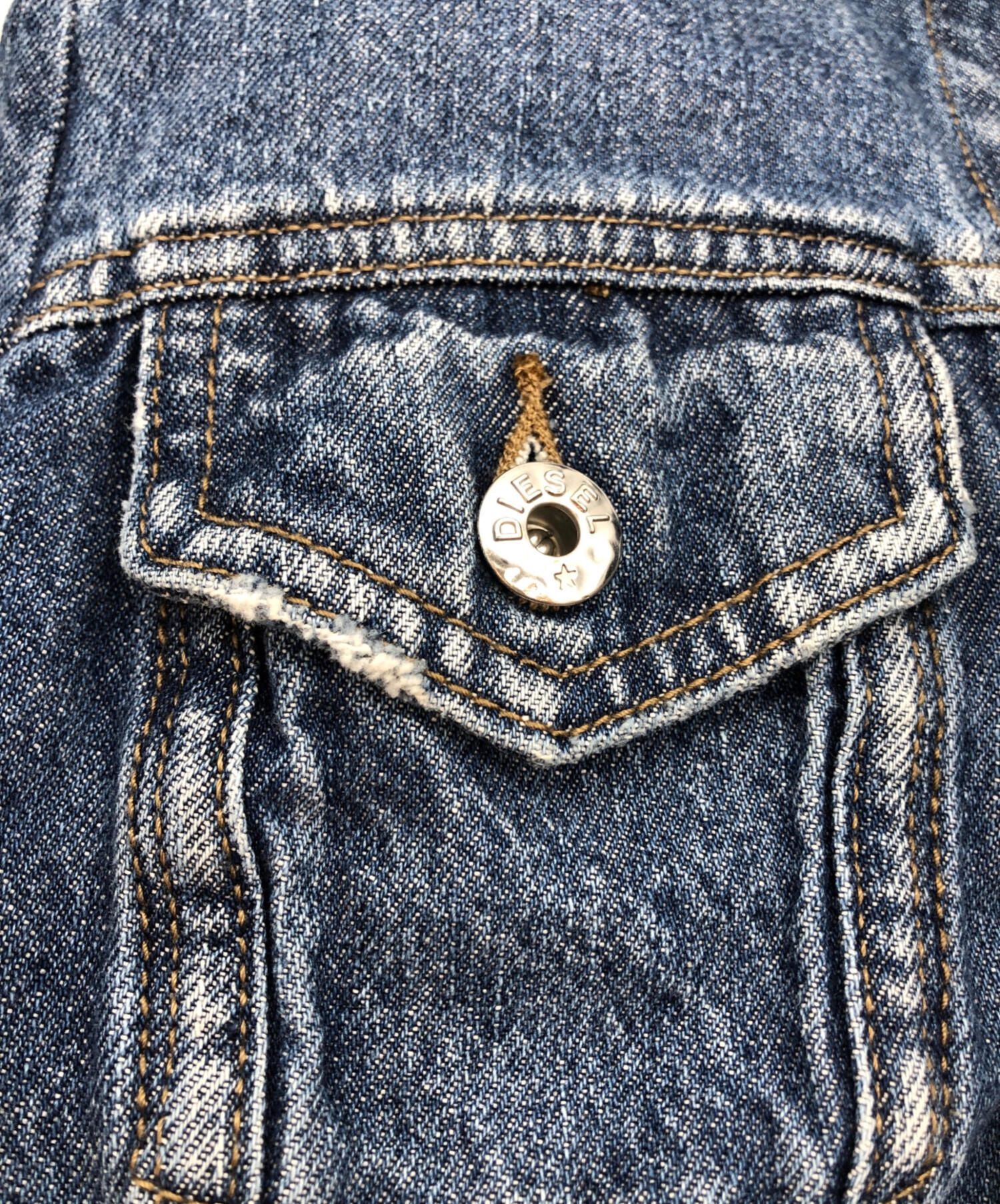 中古・古着通販】DIESEL (ディーゼル) ショートデニムジャケット