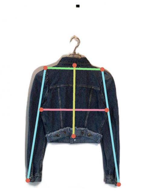 中古・古着通販】DIESEL (ディーゼル) ショートデニムジャケット