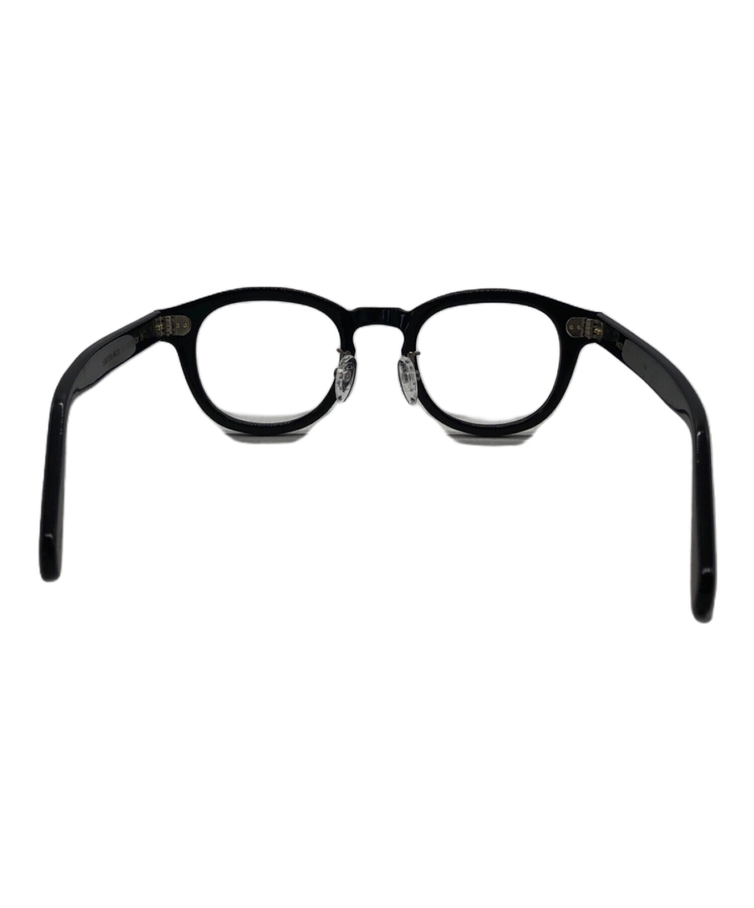 中古・古着通販】MOSCOT (モスコット) 伊達眼鏡 ブラック サイズ:46