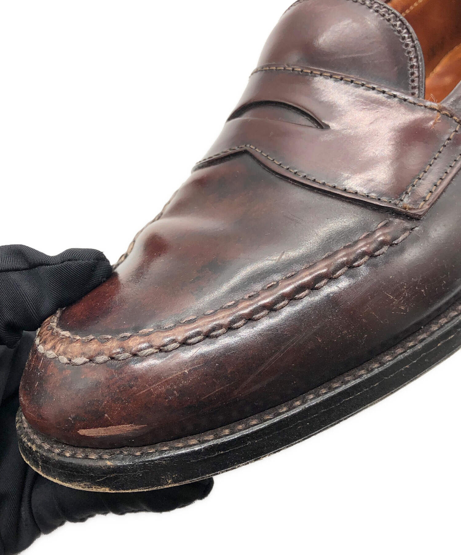 Alden 986 ペニーローファー　7C/E 中古・古着通販】Alden (オールデン) 986 ペニーローファー コードバン