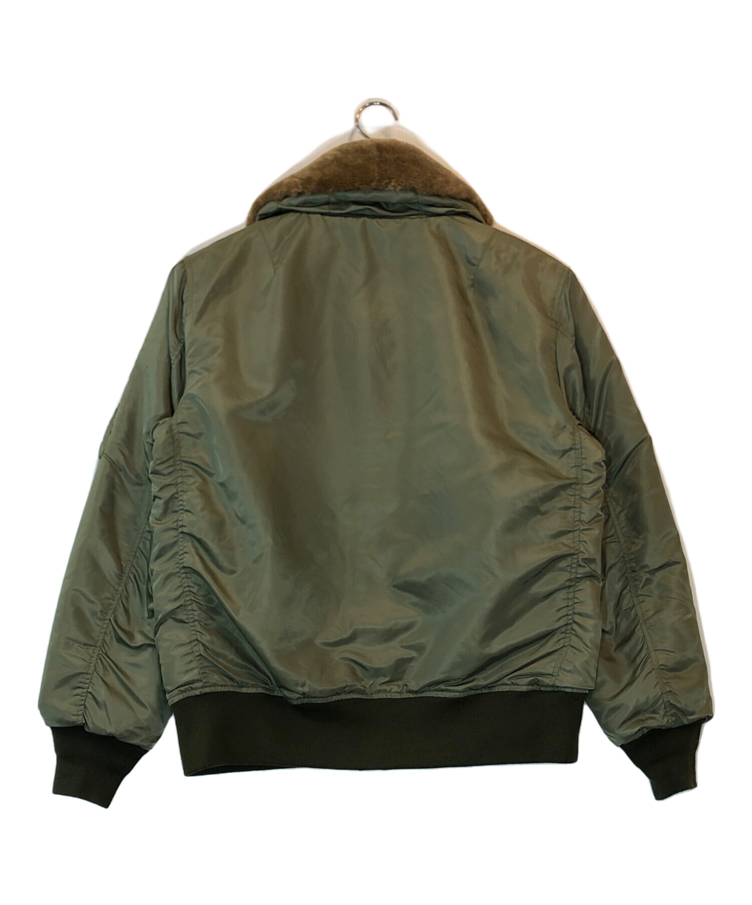 ワイパーインク B-15B サイズ42 中古・古着通販】WAIPER (ワイパー) B‐15B フライトジャケット カーキ