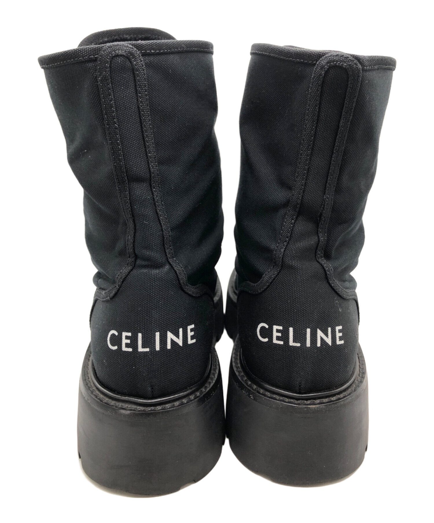 中古・古着通販】CELINE (セリーヌ) バルキーレースアップシューズ