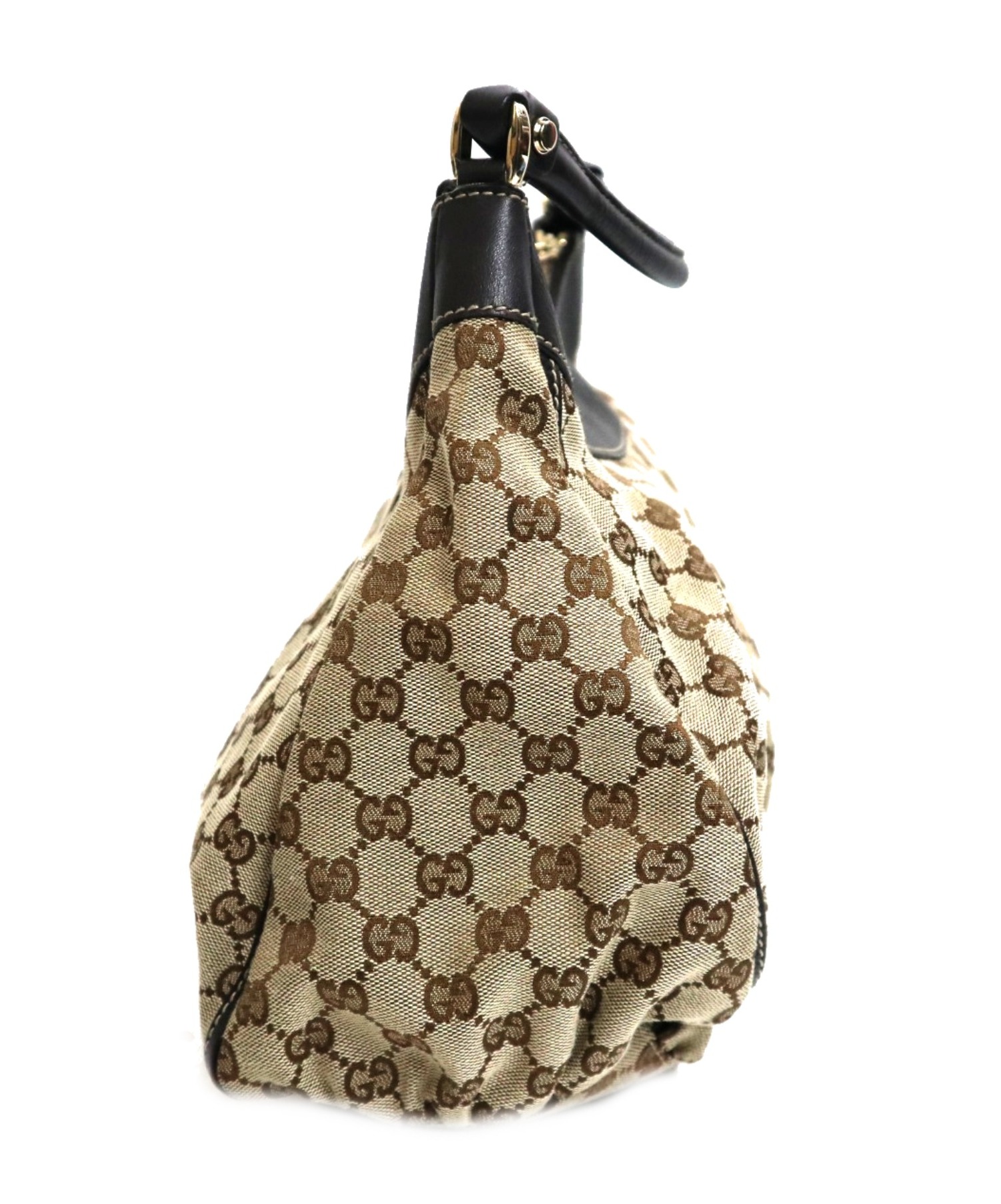 中古・古着通販】GUCCI (グッチ) ワンショルダーバッグ ベージュ GG