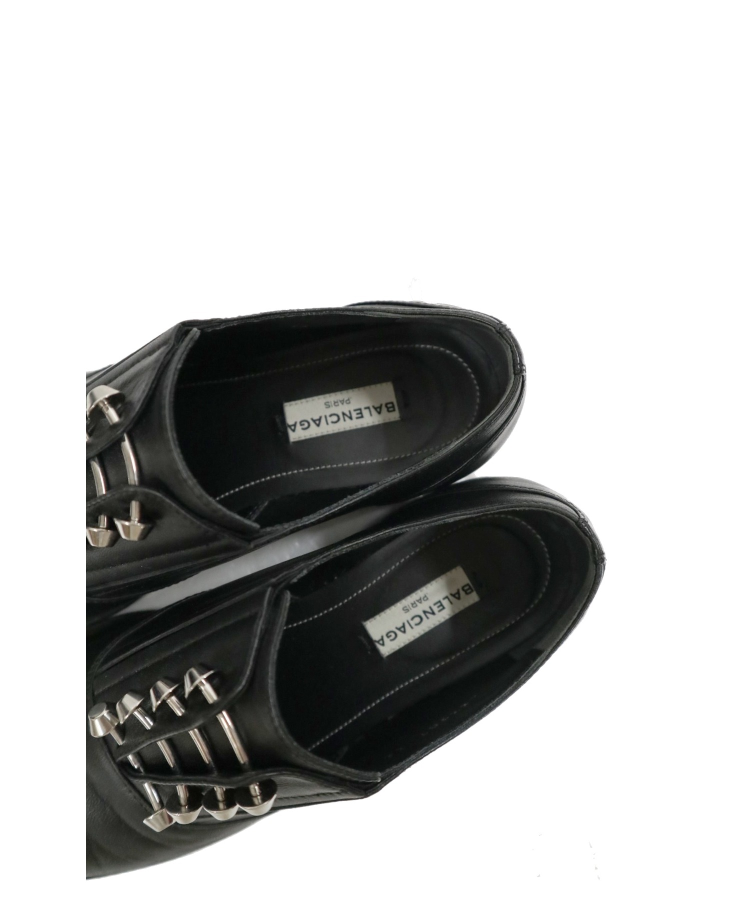 中古・古着通販】BALENCIAGA (バレンシアガ) スタッズドレスレザー 
