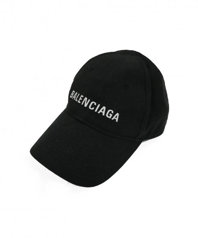 中古・古着通販】BALENCIAGA (バレンシアガ) ロゴ刺繍カーブバイザー