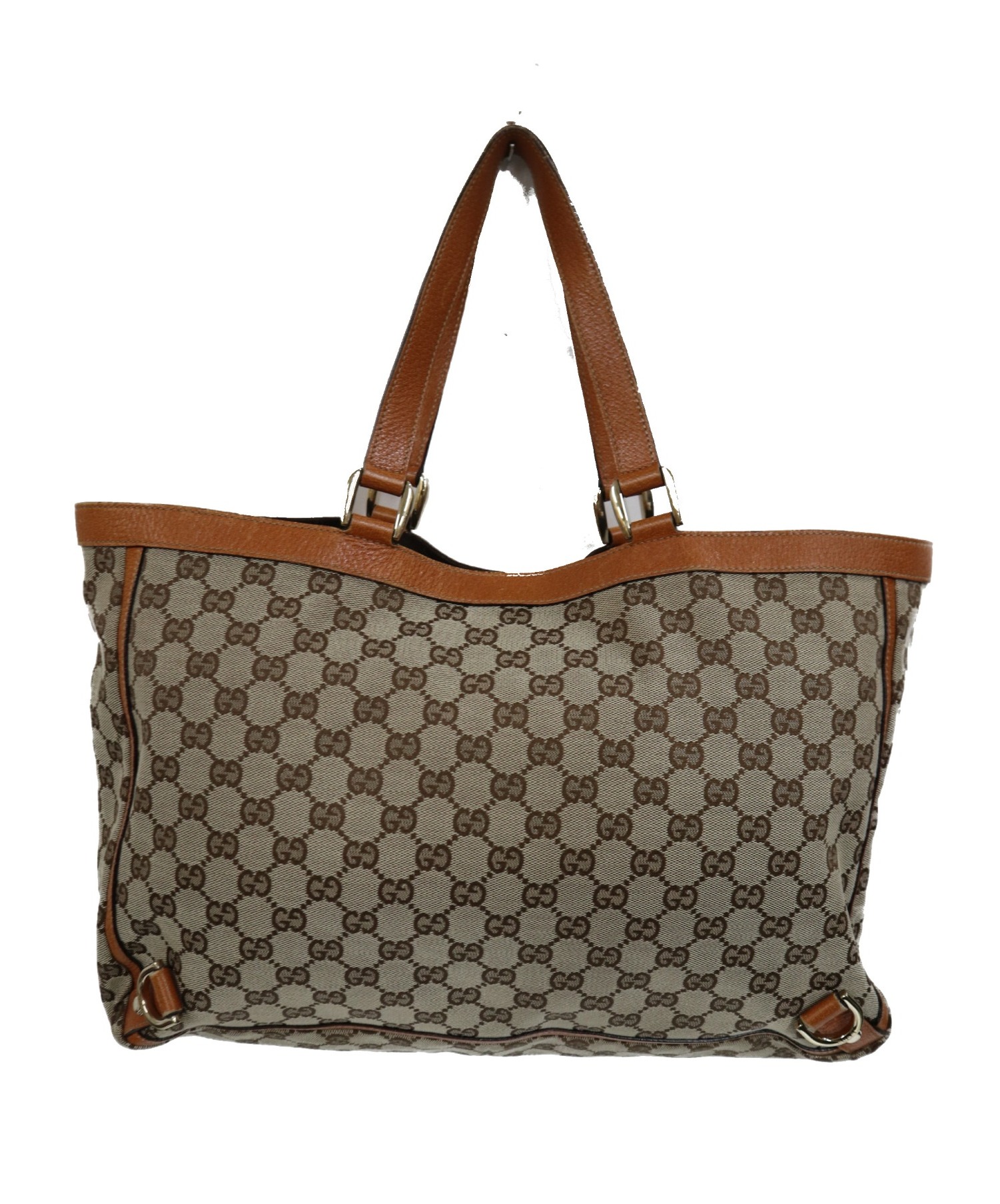 【状態良】GUCCI グッチ アビー 141472 ブラウン 中古・古着通販】GUCCI (グッチ) GG柄アビートートバッグ ブラウン