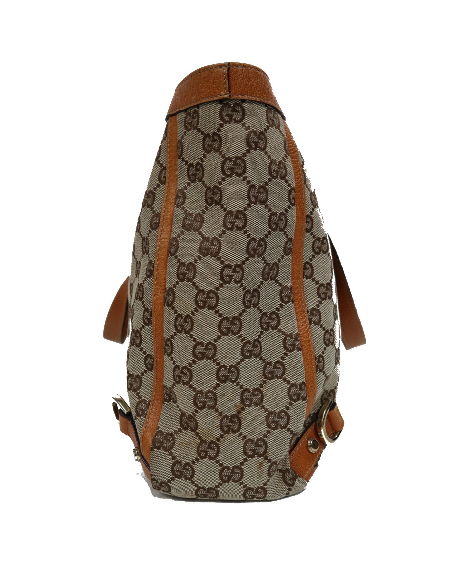 【状態良】GUCCI グッチ アビー 141472 ブラウン 中古・古着通販】GUCCI (グッチ) GG柄アビートートバッグ ブラウン