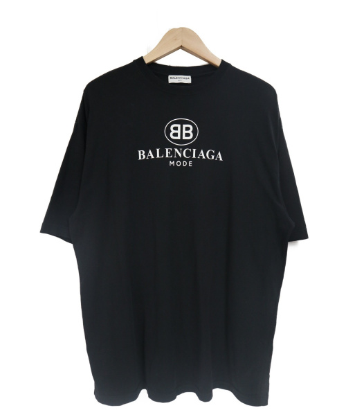 バレンシアガ　ロゴtシャツ BALENCIAGA】LAYERED SPORTS ロゴ Tシャツ オーバーサイズ (BALENCIAGA