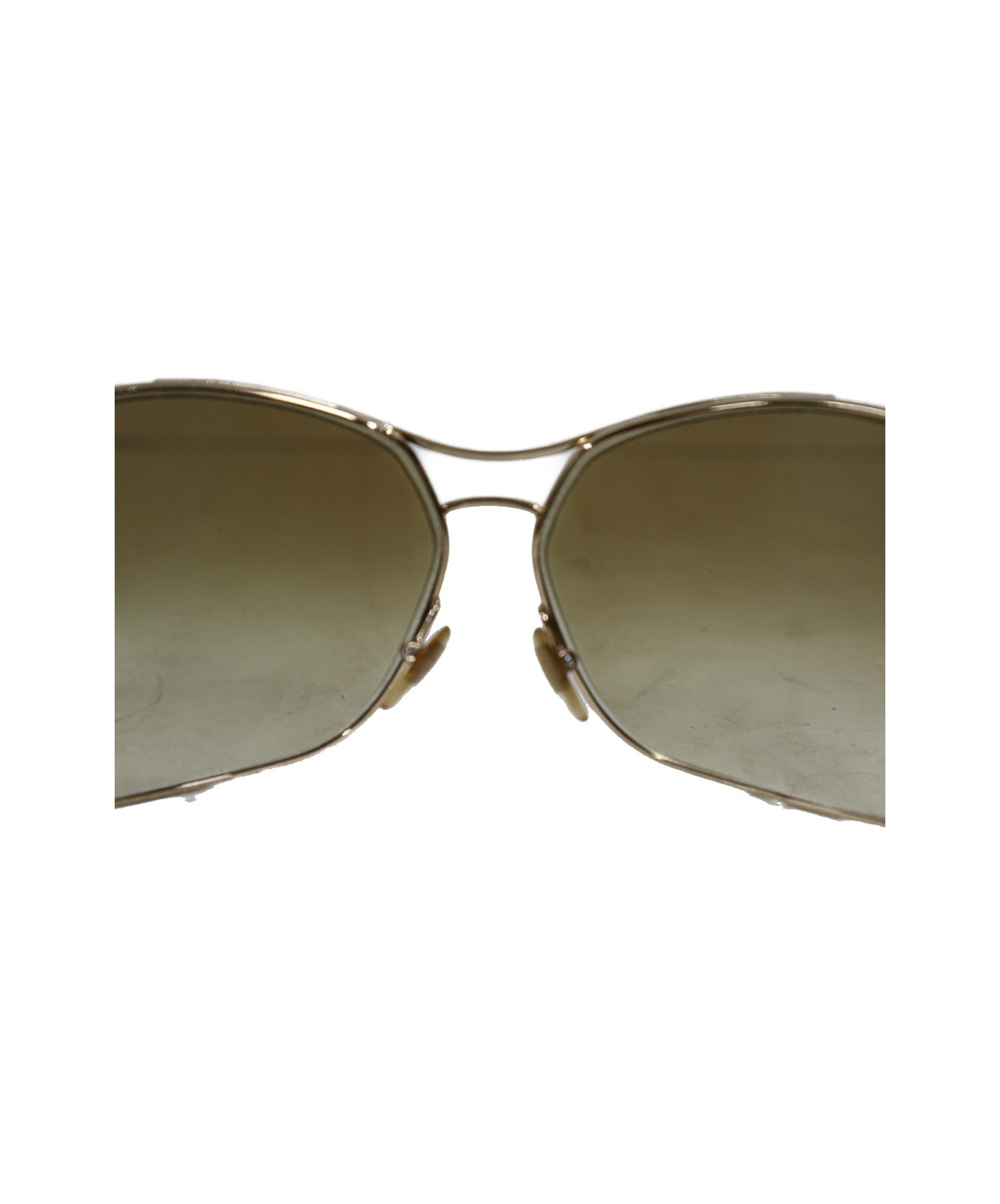 中古・古着通販】GUCCI (グッチ) サングラス ゴールド サイズ:下記参照