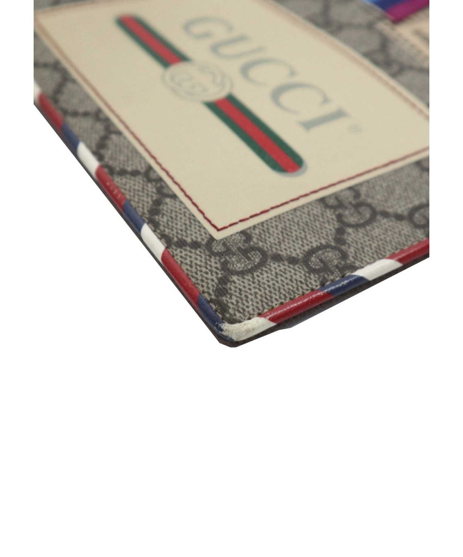 中古・古着通販】GUCCI (グッチ) ワッペンアップリケPVCクラッチバッグ 