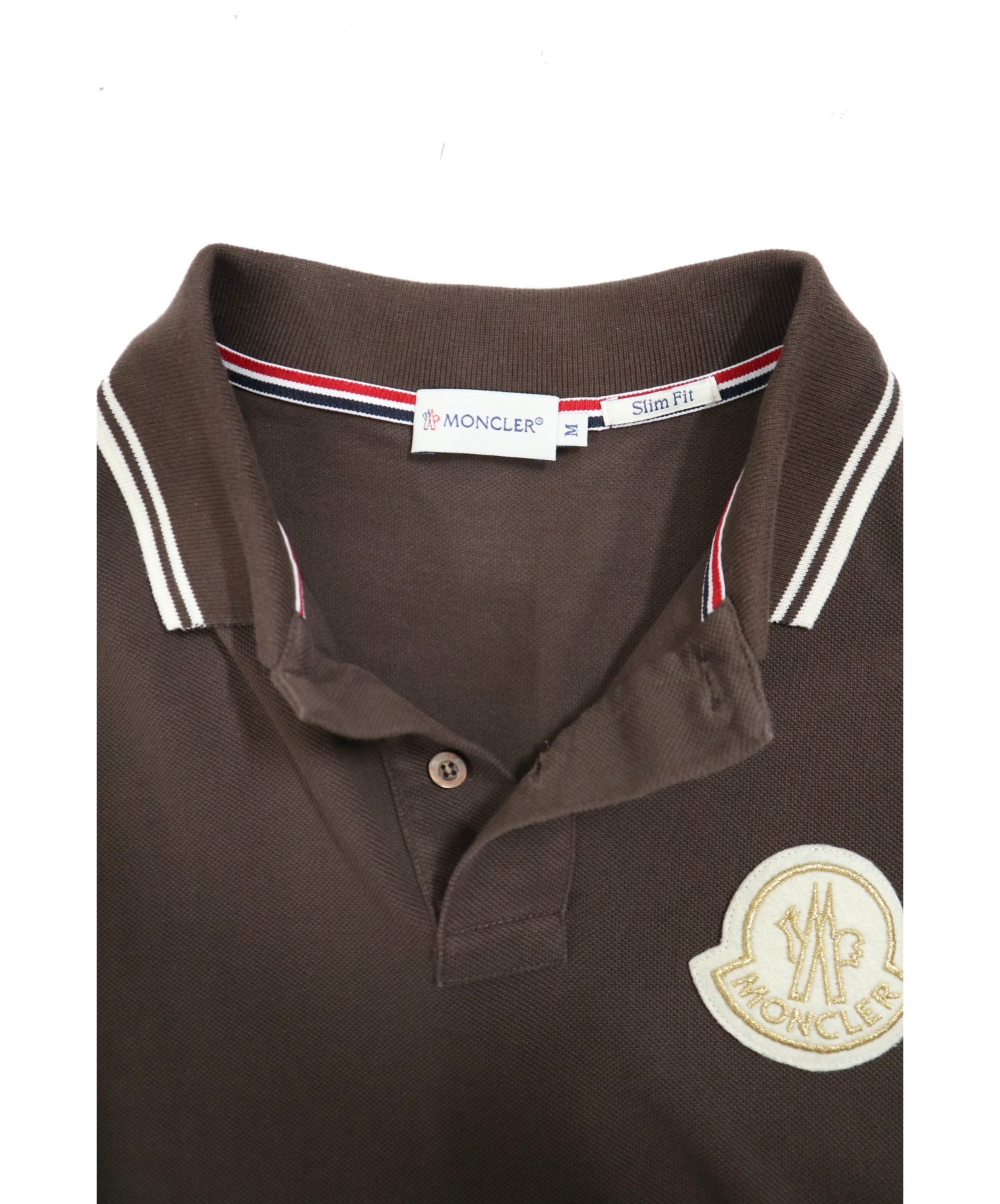 中古・古着通販】MONCLER (モンクレール) ロゴワッペンポロシャツ