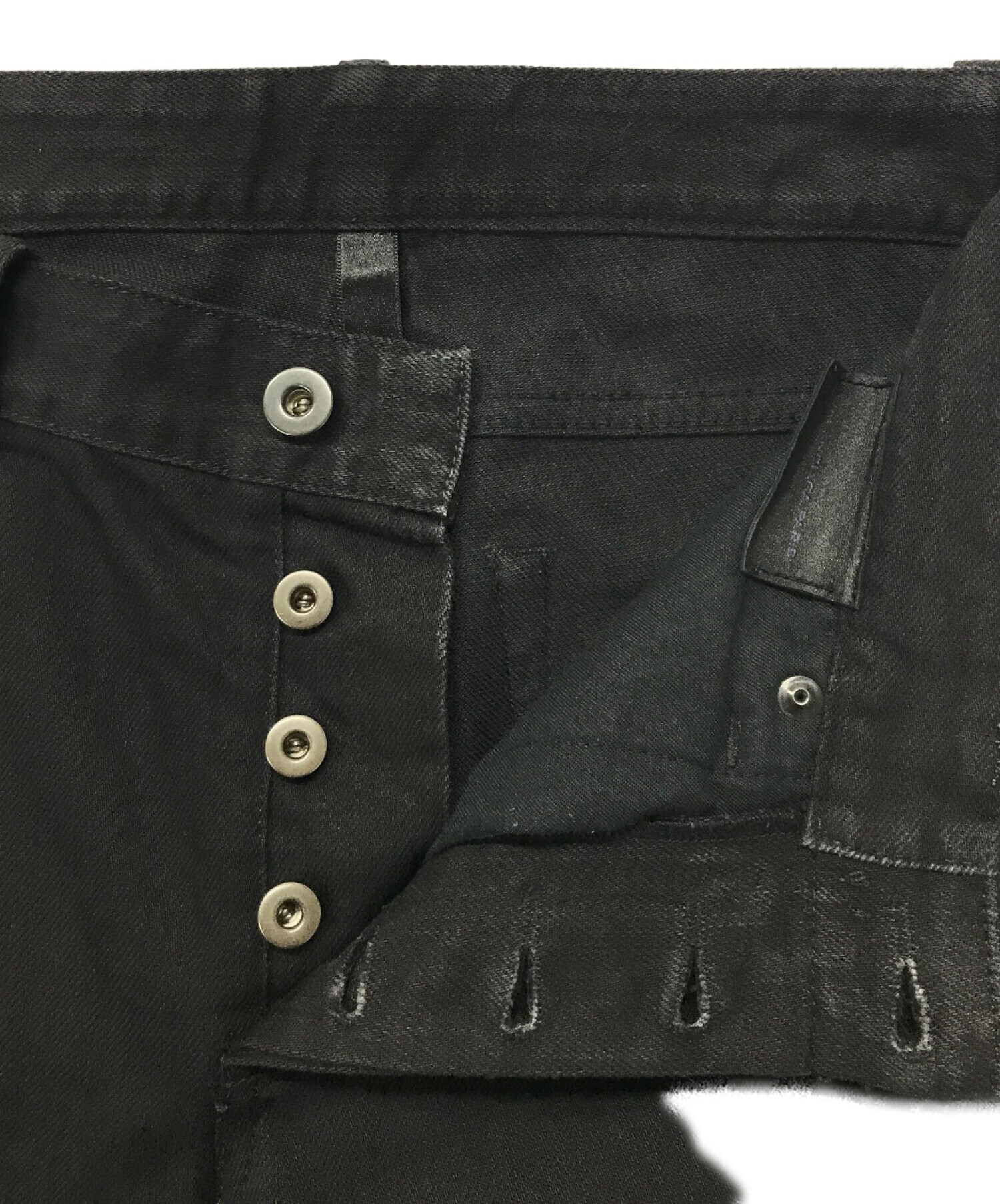 中古・古着通販】BALENCIAGA (バレンシアガ) デニムパンツ ブラック 