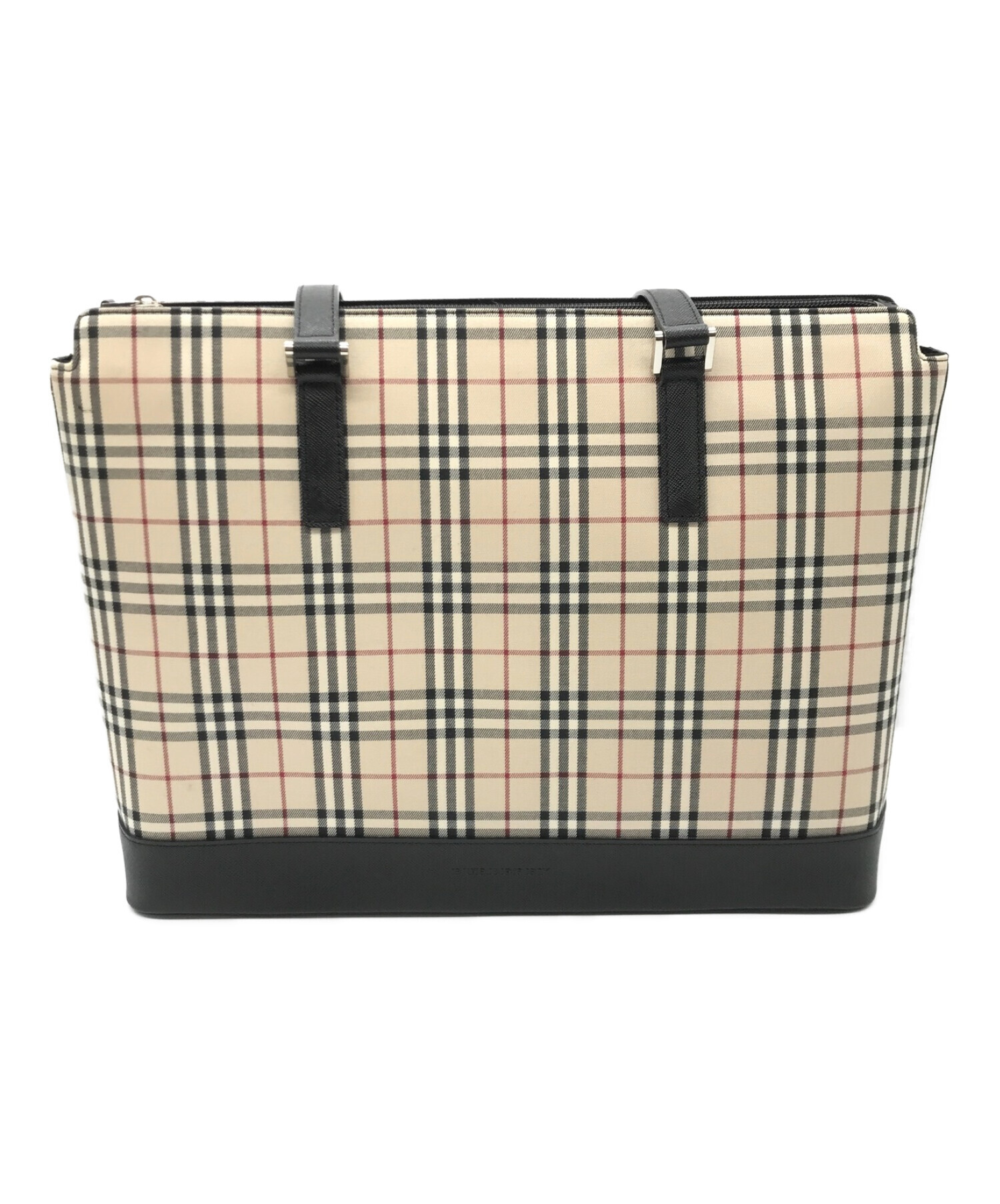 中古・古着通販】BURBERRY (バーバリー) ノバチェックトートバッグ 