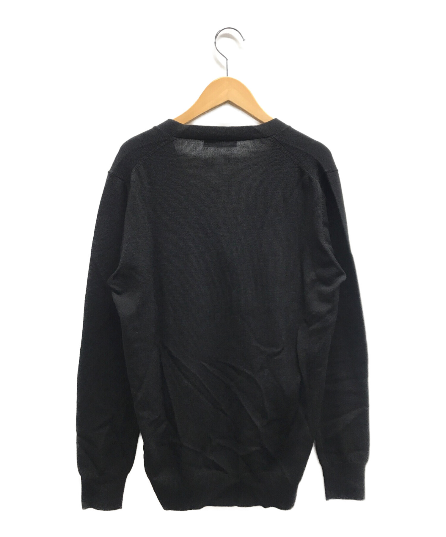 中古・古着通販】PRADA (プラダ) ウールハイゲージVネックニット