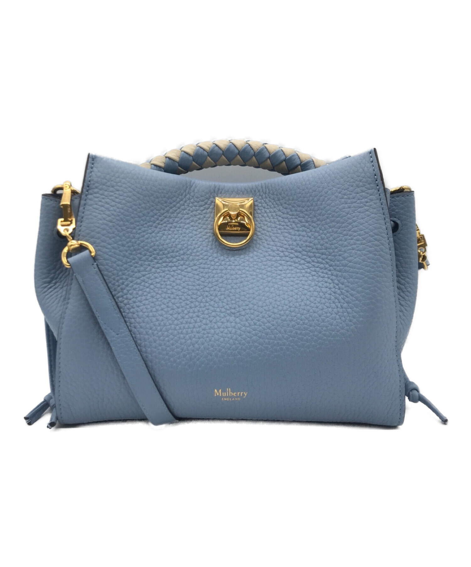 中古・古着通販】MULBERRY (マルベリー) Small Iris ブルー｜ブランド 