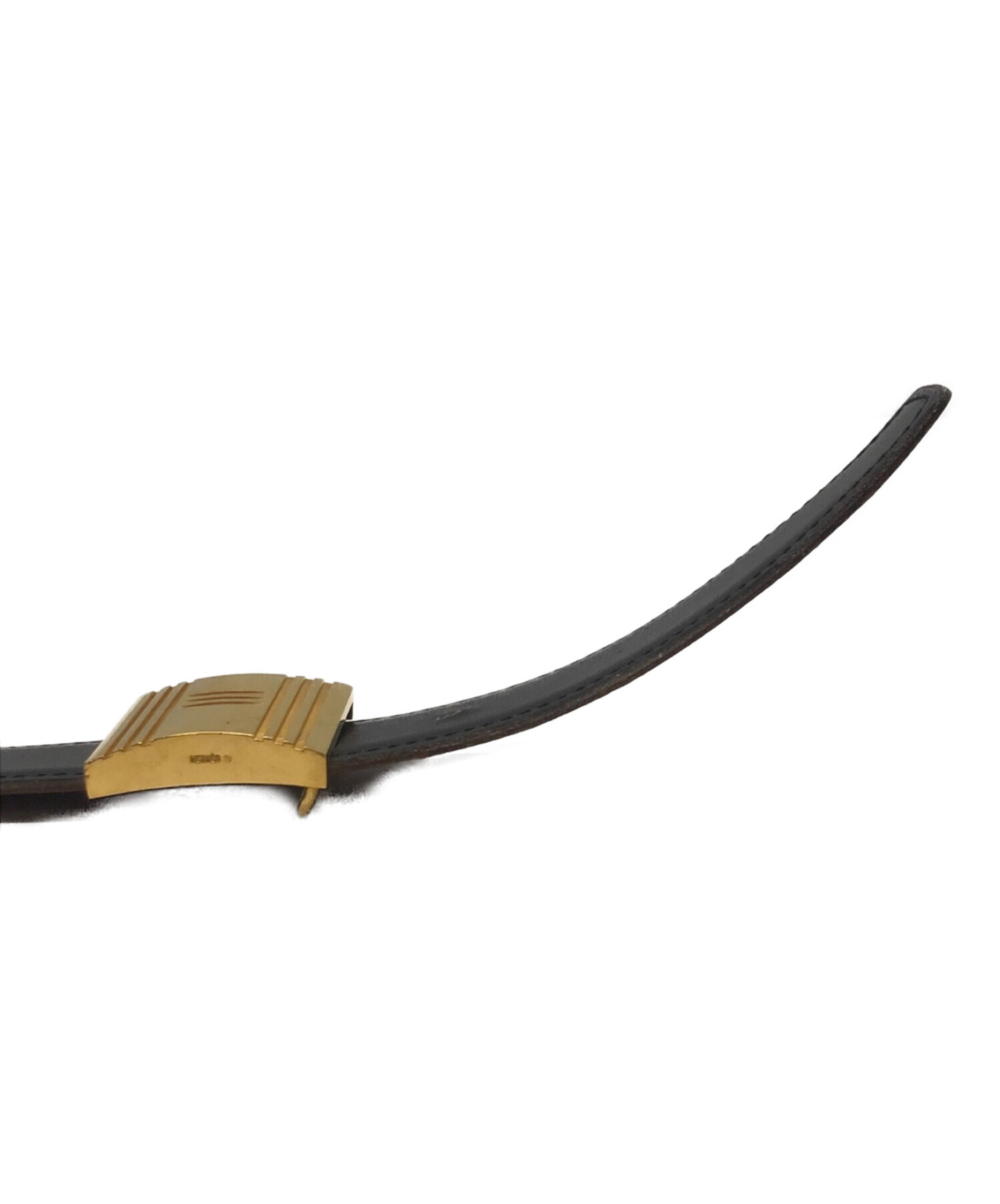 中古・古着通販】HERMES (エルメス) カデナバックルレザーベルト