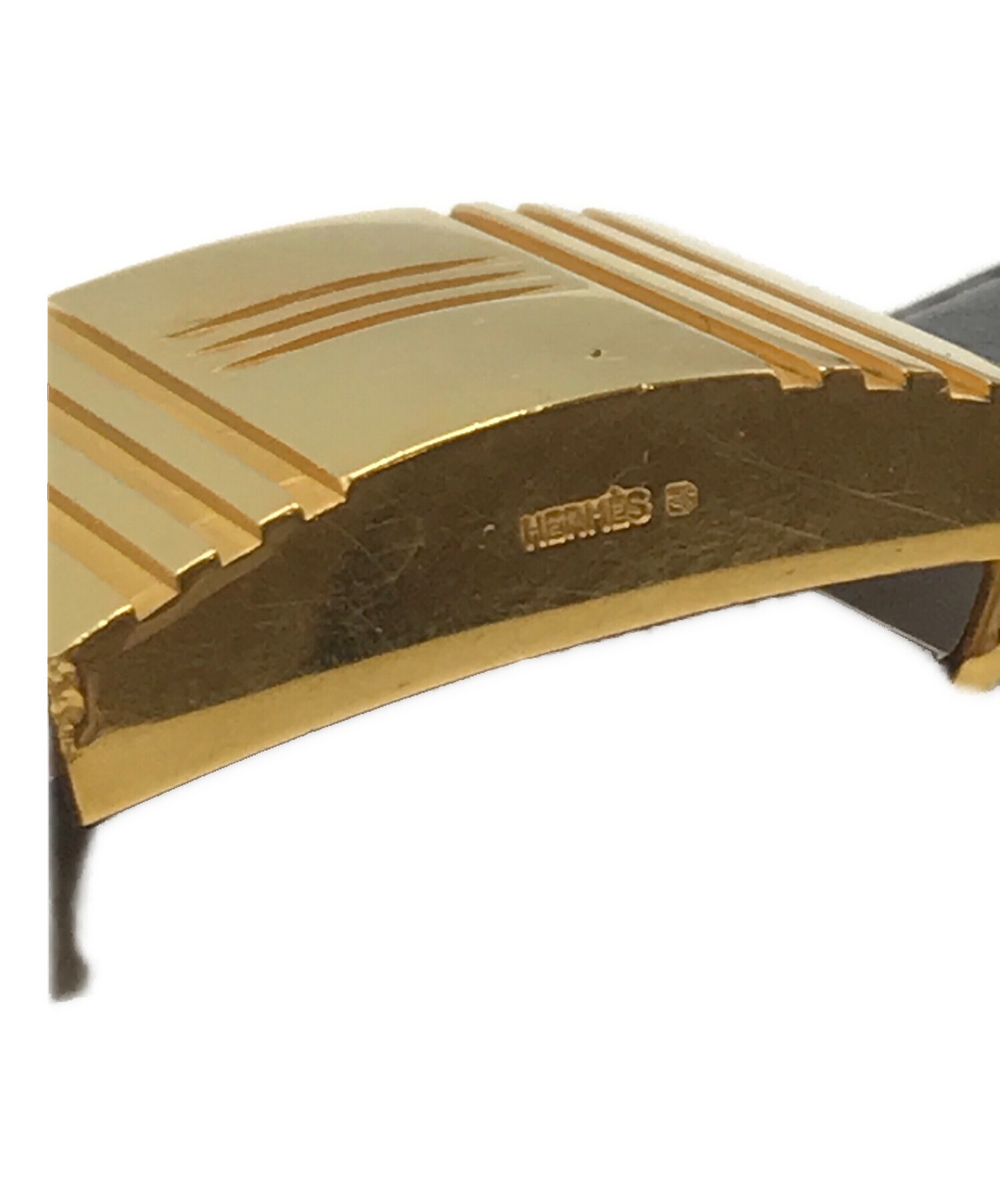 中古・古着通販】HERMES (エルメス) カデナバックルレザーベルト