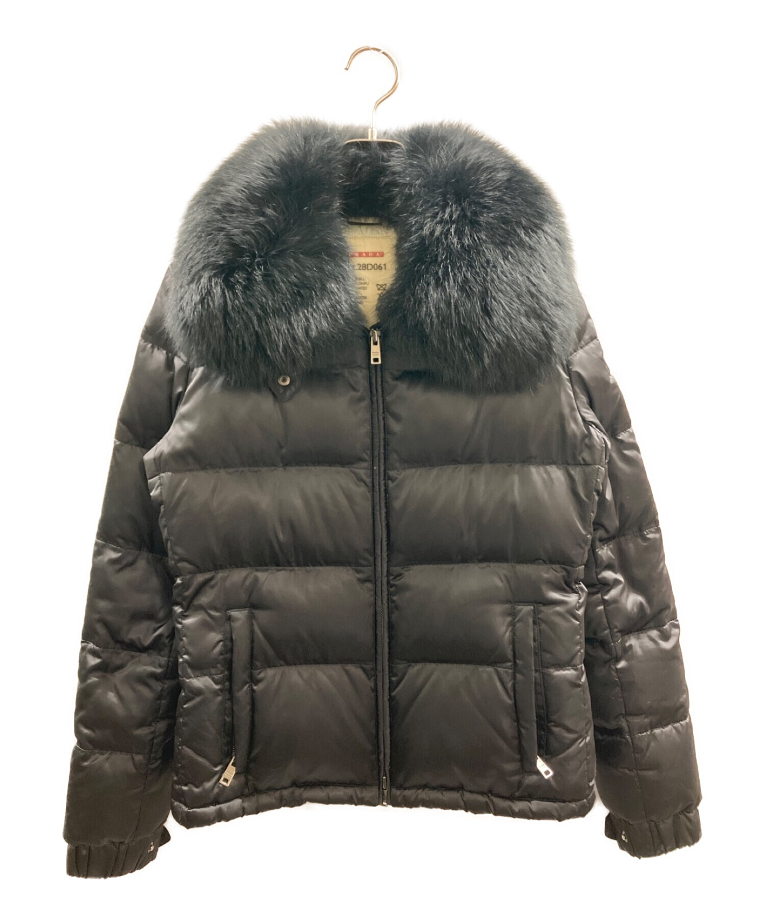 PRADAスポーツ ファー付きダウンコート 【公式通販】